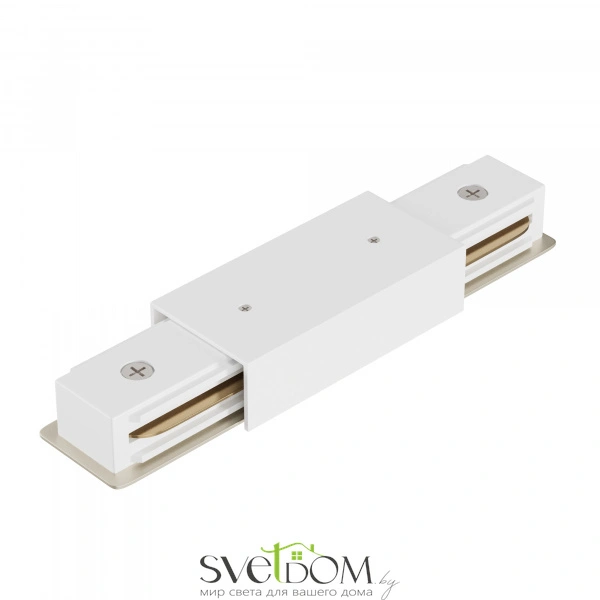 Прямой коннектор питания с вводом питания Unity белый TRA001CB-11W
