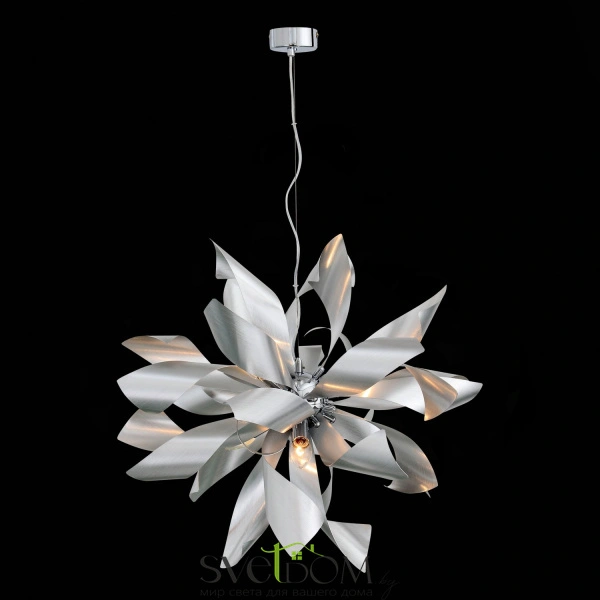 SL453.003.06E Люстра подвесная ST-Luce Алюминий/Алюминий E14 6*40W SPIRAGLIO