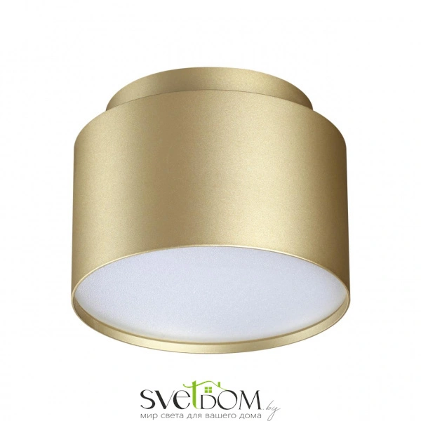 371039 OVER NT25 454 золото матовое Светильник накладной IP20 GX53 12Вт 220-240V LIRIO