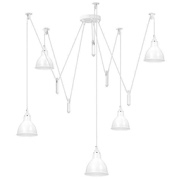 Lightstar 761056 Люстра ACROBATA 5х40W E14 БЕЛЫЙ