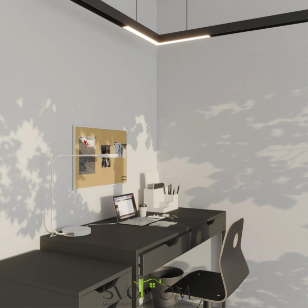 359944 PORT NT25 212 черный Трековый светильник с переключ. цв. темпер. IP20 LED 20W 3000К\4000К\6000К 90-240V VECTOR