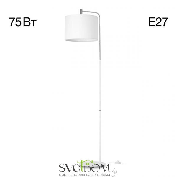 Citilux Тевин CL806030 Торшер с белым абажуром