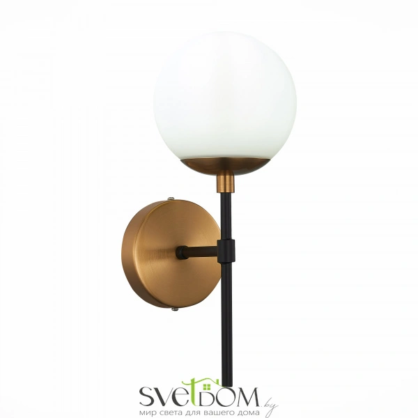 SL1203.401.01 Бра ST-Luce Бронза,Черный/Белый E27 1*40W LIMANO