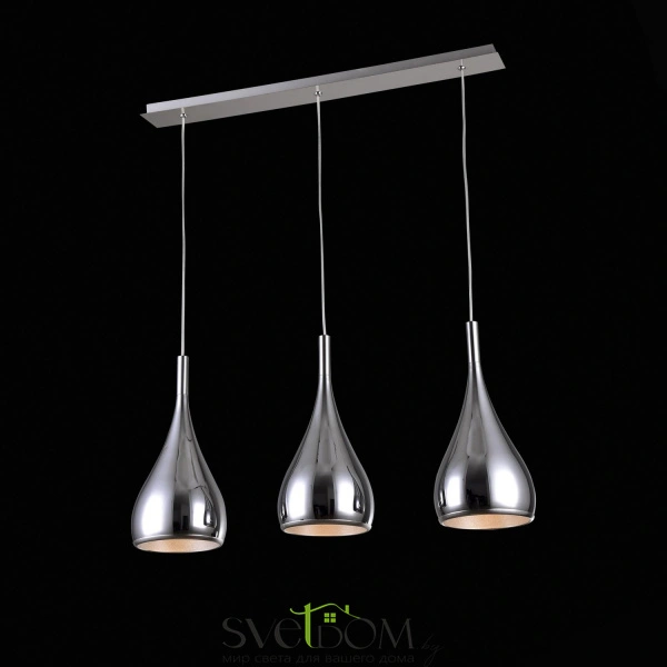 SL874.113.03 Люстра подвесная ST-Luce Хром/Хром E27 3*40W GOCCE