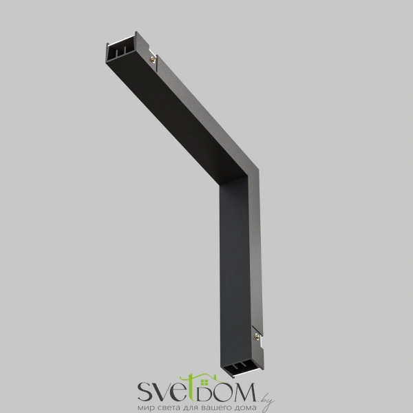 Коннектор питания угловой внутренний Basity, черный TRA172ICPC-1B