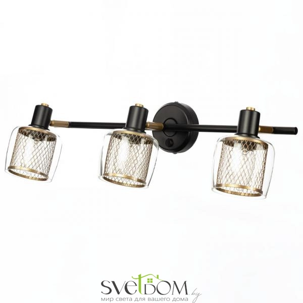 Citilux Смит CL530535 Спот с выключателем Чёрный