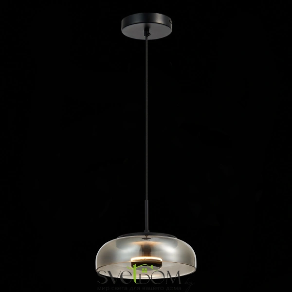 SL6002.403.01 Подвес ST-Luce Черный/Дымчатый LED 1*7W 4000K LAZIO