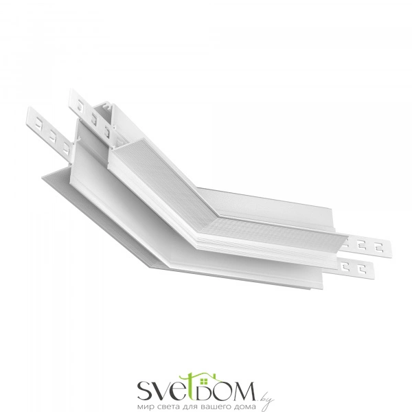 Угол-соединитель 135° Exility встраиваемый  под ГКЛ 12,5мм, белый TRA034CLO-42.12W