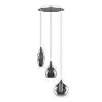 Lightstar 803057 Подвес PENTOLA 3х25W G9 ХРОМ/ДЫМЧАТЫЙ