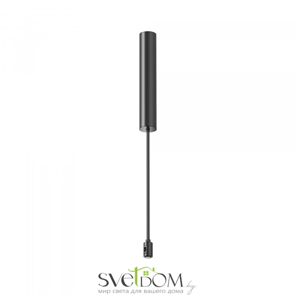 Основание потолочное Long 385мм для блока питания с вводом питания Flarity черный TRA159C-BB1-B