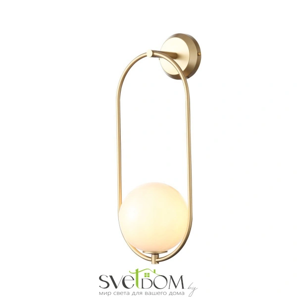 SL1118.201.01 Светильник настенный ST-Luce Золотистый/Белый E14 1*40W PENOLO