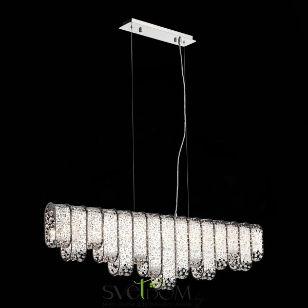 SL1117.103.07 Светильник подвесной ST-Luce Хром/Хром, Прозрачный G9 7*5W SOPRESIA