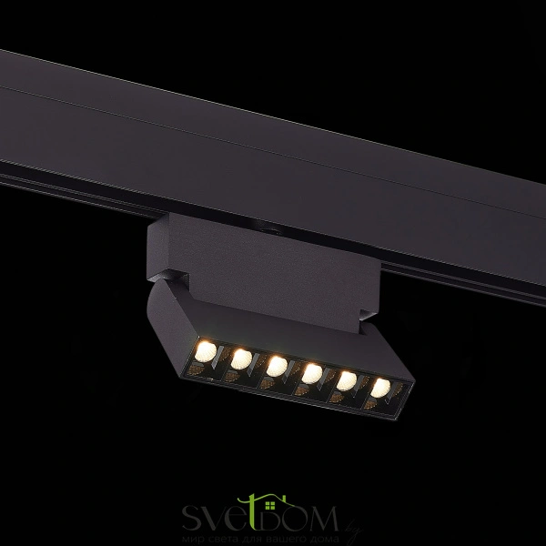 ST362.436.06 Магнитный трековый светильник Черный LED 1*6W 3000K 532Lm Ra>80 36° IP20 L120xW22xH134 SKYLINE 48