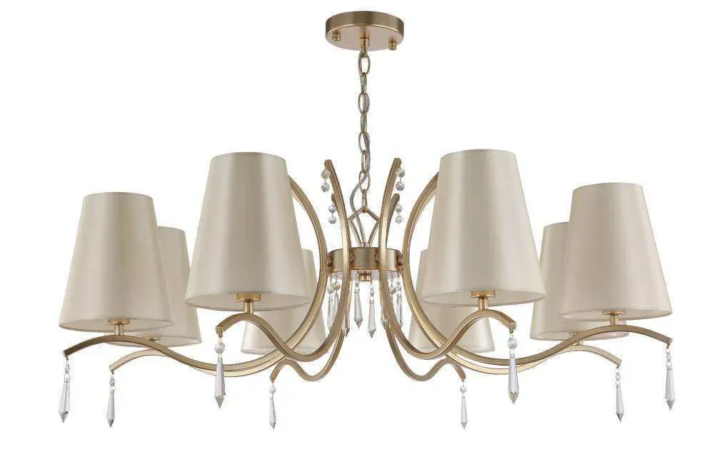 Люстра Crystal Lux RENATA SP8 GOLD