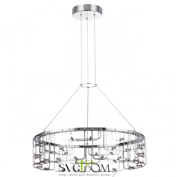 7059/44L HIGHTECH ODL26 287 светильник нерж/сталь хром IP20 LED 44W 3960Лм 3000K 220V ZAHA