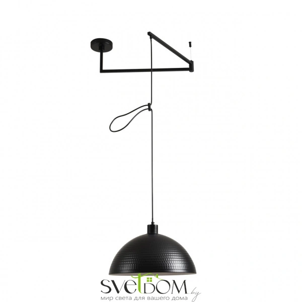 8321/1C MODERNI LN26 301 черный, металл Люстра подвесная E27 1*60W 220V ARMINA