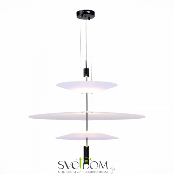 SL6101.423.01 Люстра подвесная ST-Luce Черный/Белый LED 1*15W 3000K ISOLA