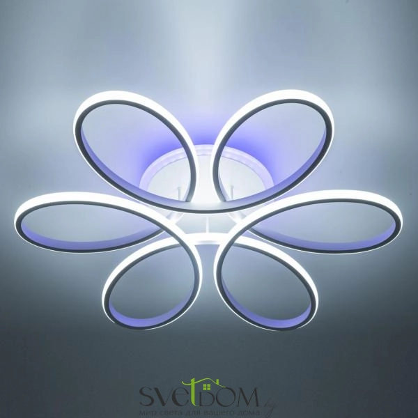 Citilux Сезар Смарт CL233A170E RGB Умная люстра Белая