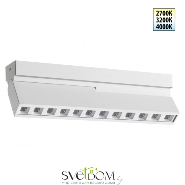 359763 OVER NT25 396 белый Светильник накладной с перекл. цв. температуры IP20 LED 12W 180-265V 2700К/3200К/4000К EOS