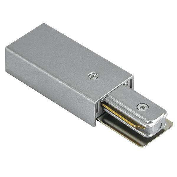 Lightstar 502119 Питание боковое трековое однофазное BARRA СЕРЫЙ