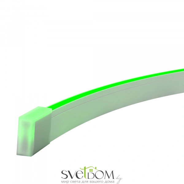 Гибкий неон с вертикальным изгибом позволяет создавать динамичные световые решения, огибая контуры в вертикальной плоскости. Мягкий рассеянный свет, направленный вверх, идеально подойдет для контурной подсветки потолков, ниш, элементов интерьера и фасадов