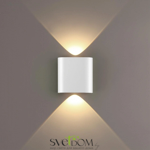 7192/2WL HIGHTECH ODL27 Настенный светильник белый/металл IP20 LED 2W 3000K 220V MAGNUM