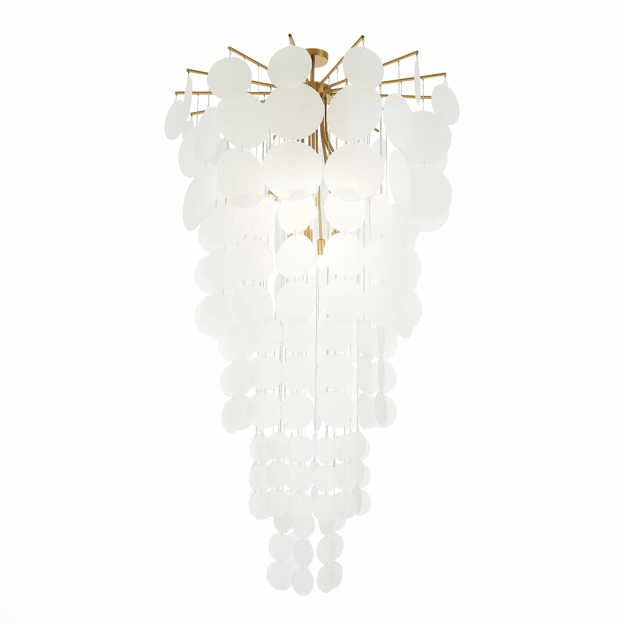 SL1231.303.12 Люстра подвесная ST-Luce Латунь/Белый E14 12*60W VITTORIA