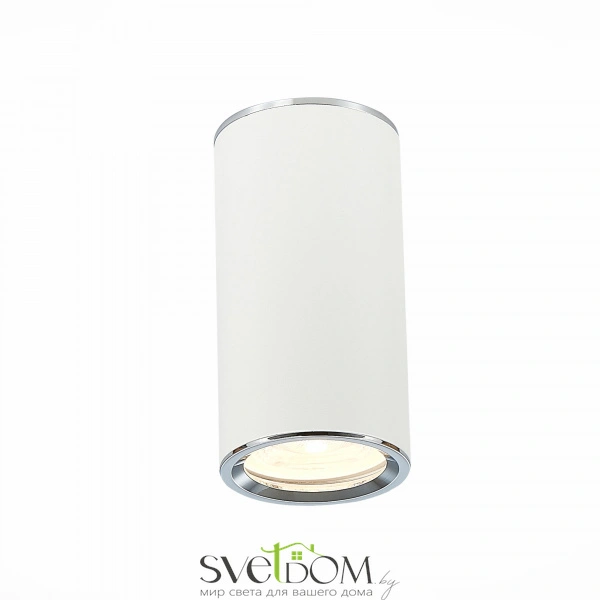 ST111.507.01 Светильник потолочный Белый GU10 1*50W  D54xH105 220V Без ламп Накладные светильники