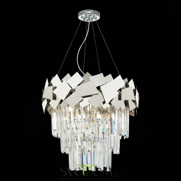 SL1232.103.06 Светильник подвесной ST-Luce Хром/Прозрачный, Хром E14 6*60W CASERTA