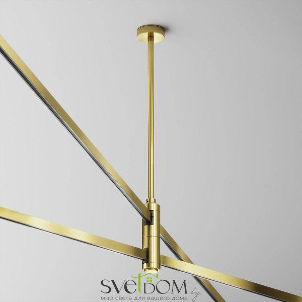 Крепление потолочное Medium двойное 300мм Flarity латунь TRA158C-D1-BS