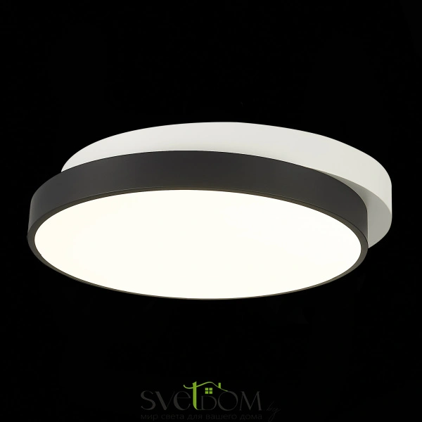 SLE200702-01 Светильник потолочный Черный, Белый/Белый LED 1*45W 3000K/4000K/6000K QVO