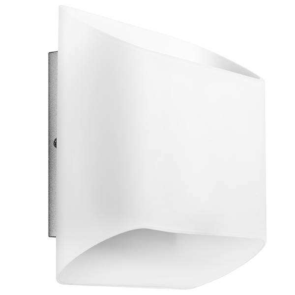 Lightstar 808620 Светильник настенный MURO 2х40W G9 ХРОМ/БЕЛЫЙ