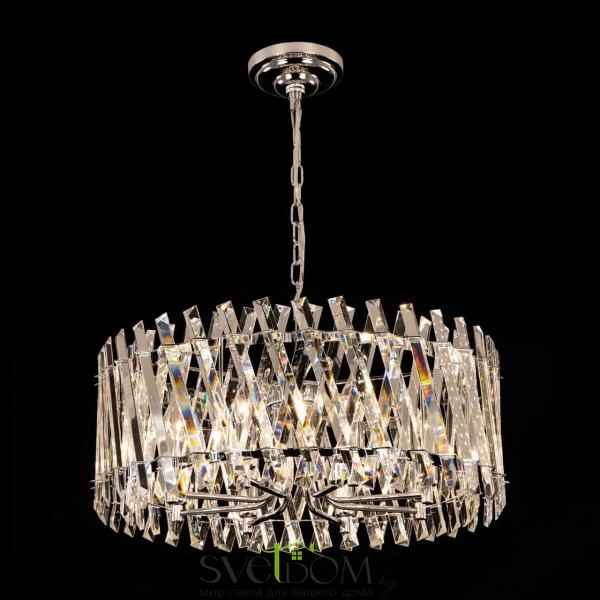 Citilux Ингвар CL334281 Люстра подвесная хрустальная Хром