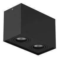 Lightstar 052087 Светильник RETTANGO 2*GU10 ЧЕРНЫЙ IP20