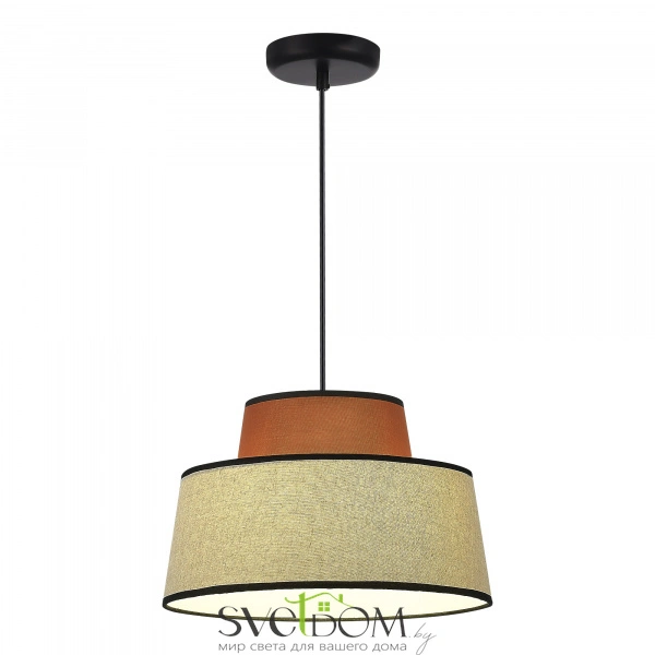 SL1354.423.01 Светильник подвесной ST-Luce Черный/Кирпичный,Бежевый, Черный E27 1*40W JACKIE