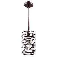 Lightstar 746018 Люстра AMERIGO 1х40W E14 УМБРА ПРОЗРАЧНЫЙ