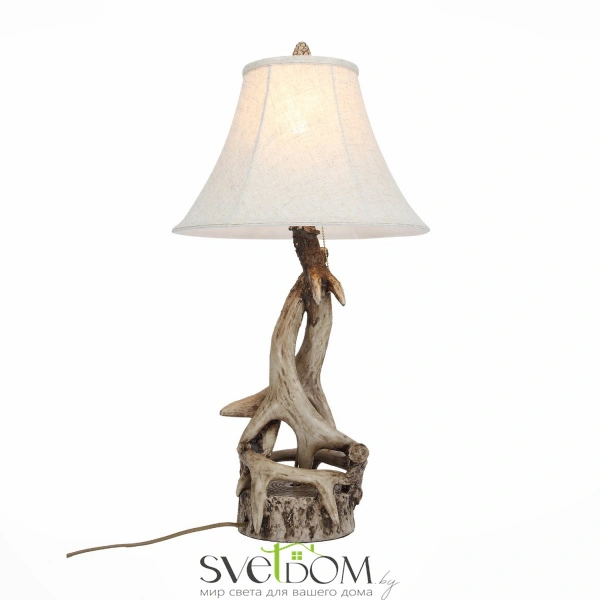 SL153.704.01 Прикроватная лампа ST-Luce Светло-коричневый/Бежевый E14 1*40W (из 2-х коробок) RENNA