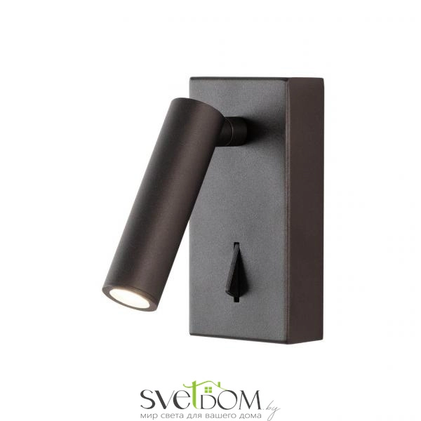 Citilux Декарт CL704351 LED Светильник поворотный с выключателем Чёрный