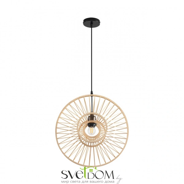 8383/1 ECO LN26 324 черный/бежевый, металл/бамбук Подвес E27 40W 220V CHAKRA