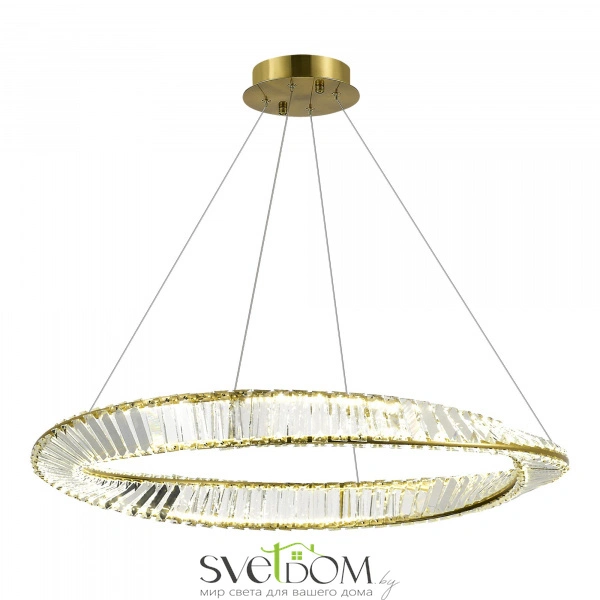 SL6204.311.01 Светильник подвесной ST-Luce Латунь/Прозрачный LED 1*45W 4000K RITORTO