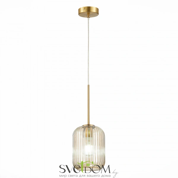 SL1154.333.01 Подвес ST-Luce Латунь/Коньячный E27 1*60W GRAN