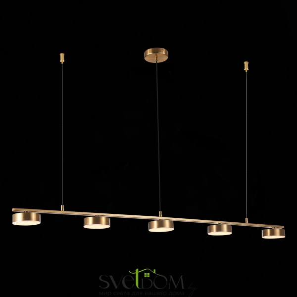 SL6000.303.05 Светильник подвесной ST-Luce Латунь/Латунь LED 5*7W 3000K PANCES