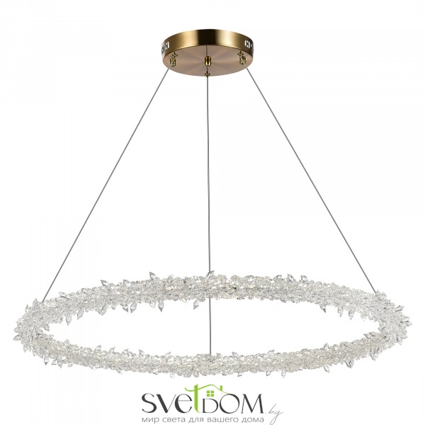 SL6105.213.01 Люстра подвесная ST-Luce Золотистый/Прозрачный LED 1*73W 3000 - 6500K Lucchero