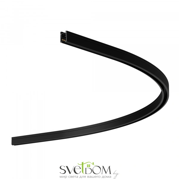 Коннектор радиусный D900 накладной Levity черный TRA184-R900-11B