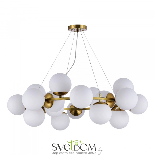 SLE1191-203-20 Светильник подвесной Золотистый/Белый E27 20*60W FRATTA