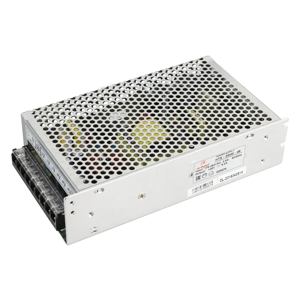 Блок питания HTS-250M-48 (48V, 5.2A, 250W) Arlight 020674 Arlight