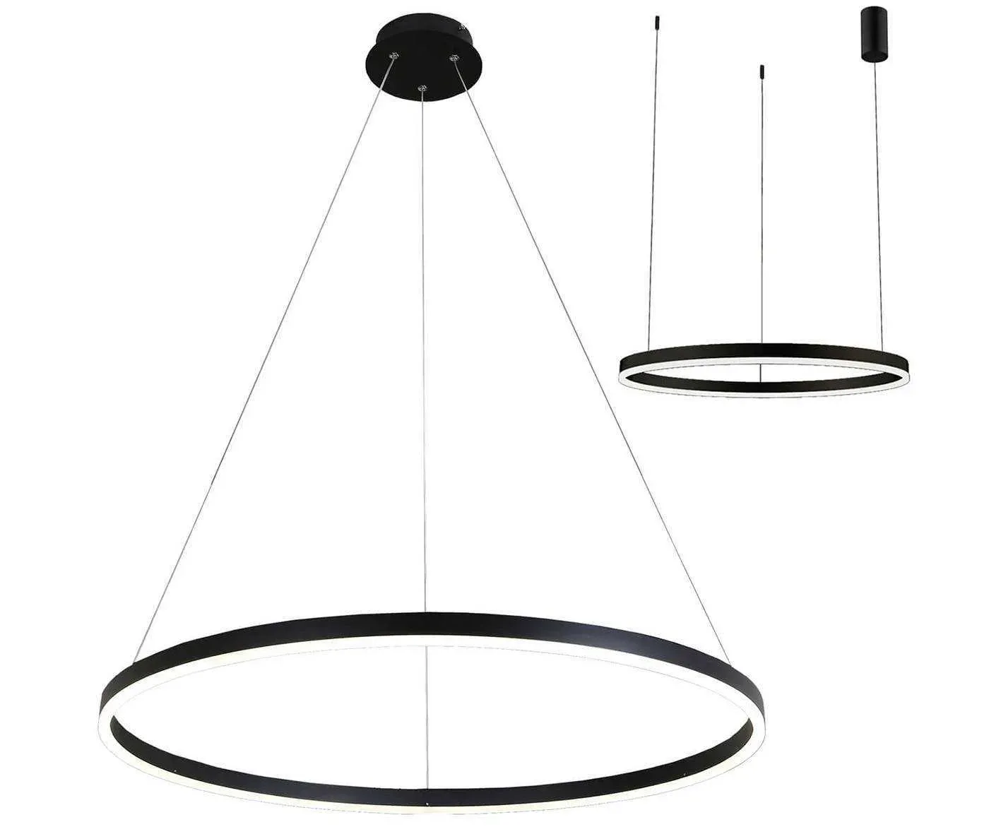 Kink Light 08214,19A(3000K) Подвес Тор черный d80