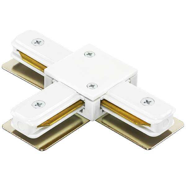 Lightstar 502136 Соединитель трековый однофазный BARRA T-образный БЕЛЫЙ