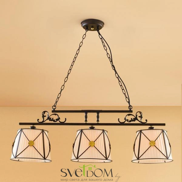 Citilux Дрезден CL409233 Подвесной светильник с бежевыми абажурами