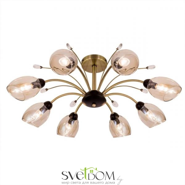 Citilux Комета CL108185 Люстра потолочная Бронза Венге